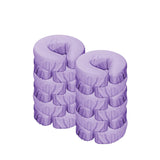 Master Massage Microfiber Covers for Headrest, Face Cushion, Face Pillow -12 Piece Set - Machine Washable -Purple colour