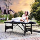 Master Massage 70cm GALAXY Portable Massage Table Package with a Sophisticated Black Color