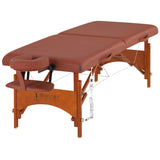 Master Massage 70cm FAIRLANE Portable Massage Table Package with Therma-Top - Adjustable Heating System! (Cinnamon Color)