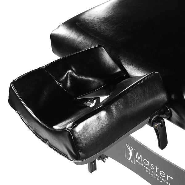 Master Massage 70cm GALAXY Portable Massage Table Package with a Sophisticated Black Color