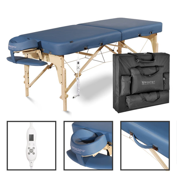 Master Massage Phoenix Portable Therma-Top Massage Table (Royal Blue)