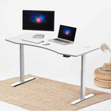 Hi5 Dual Motors Electric Height Adjustable Sit Standing Desk Office Computer Workstation(180*78cm)