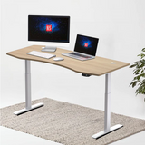 Hi5 Dual Motors Electric Height Adjustable Sit Standing Desk Office Computer Workstation(180*78cm)