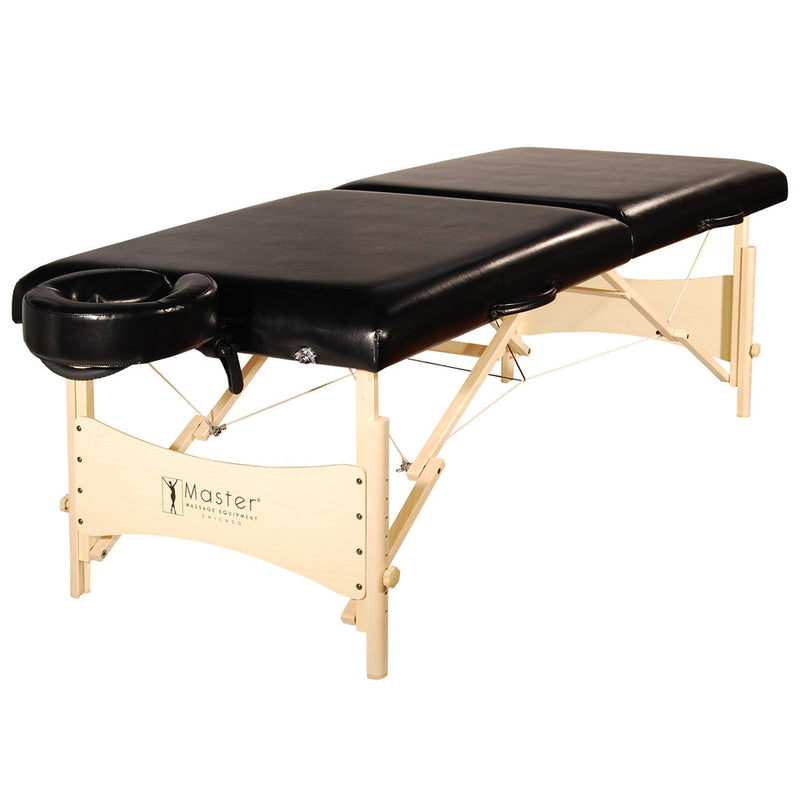 Master Massage 70cm Balboa Portable Massage & Exercise Table Package, Black Luster