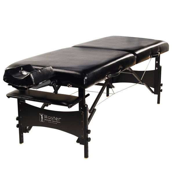 Master Massage 70cm GALAXY Portable Massage Table Package with a Sophisticated Black Color