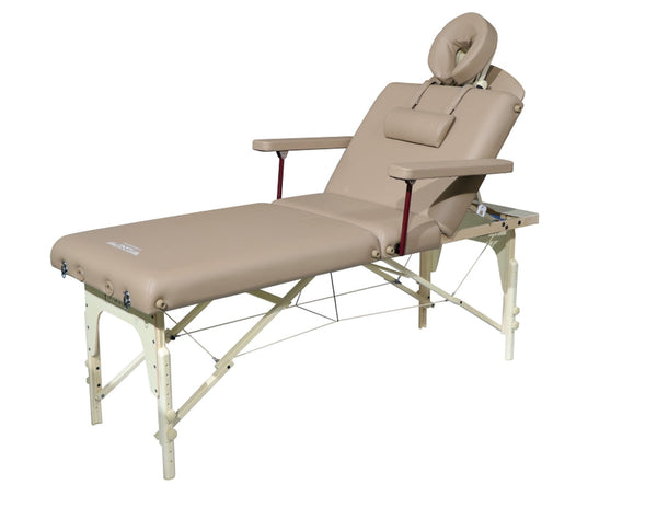 Master Massage 70cm Venus Salon Portable Massage Table Package with Lift Back (Otter Color)