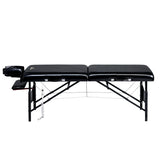 Master Massage 70cm GALAXY Massage Table with THERMA-TOP Built-In Adjustable Heating System, Sophisticated Black on Black Color Theme!