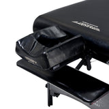Master Massage 70cm GALAXY Massage Table with THERMA-TOP Built-In Adjustable Heating System, Sophisticated Black on Black Color Theme!
