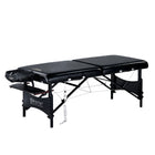 Master Massage 70cm GALAXY Massage Table with THERMA-TOP Built-In Adjustable Heating System, Sophisticated Black on Black Color Theme!