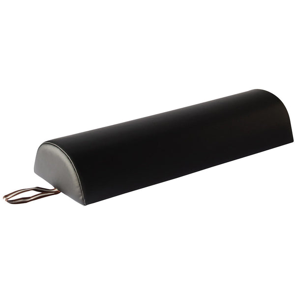Master Massage Large 23cm Semi-Round Bolster - Black