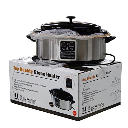 Master Massage 6 Quart Massage Stone Warmer Heater Heating Device