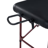 Master Massage 70cm ZEPHYR Portable Aluminium Massage Table Package - The ideal platform for ANY Beginning Massage Therapists! (Black Color)