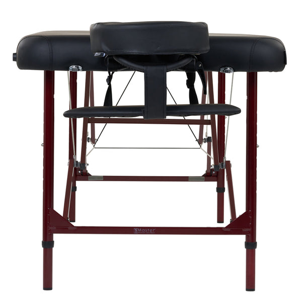 Master Massage 70cm ZEPHYR Portable Aluminium Massage Table Package - The ideal platform for ANY Beginning Massage Therapists! (Black Color)