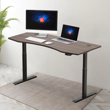 Hi5 Dual Motors Electric Height Adjustable Sit Standing Desk Office Computer Workstation(180*78cm)