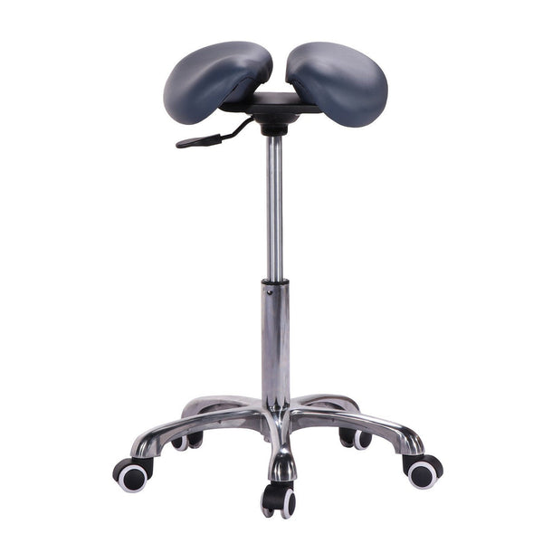 Master Massage Berkeley Ergonomic Split Seat Style Saddle Stool Royal Blue