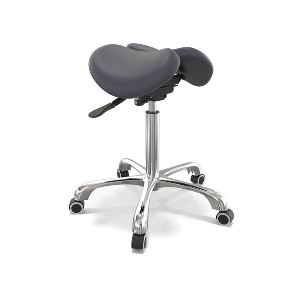 Master Massage Berkeley Ergonomic Split Seat Style Saddle Stool Royal Blue