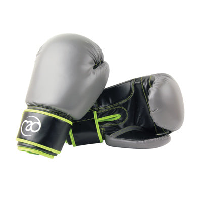 PVC Sparring Gloves (Green/Grey) - 12oz
