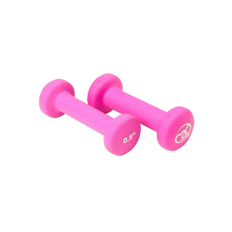 0.5kg Neoprene Dumbbells - Pink (Pair)