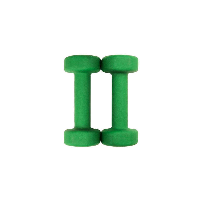 1.5kg Neoprene Dumbbells - Green (Pair)