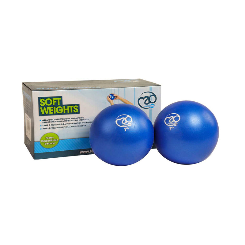 Soft Pilates Weights - Pair of 1kg