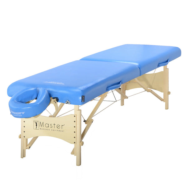 Master Massage 70cm Skyline Portable Massage & Exercise Table Essential Package, Marina Blue Color