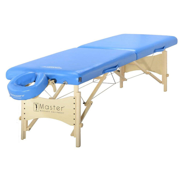 Master Massage 63cm Skyline Portable Massage & Exercise Table Essential Package, Marina Blue Color