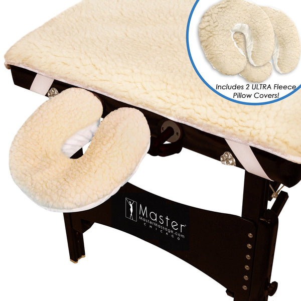 Master Massage Ultra Fleece Massage Table Pad Set - Now 2X Thicker