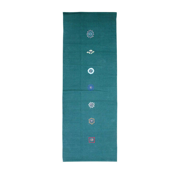 Cotton Yoga Rug - Chakra Pattern